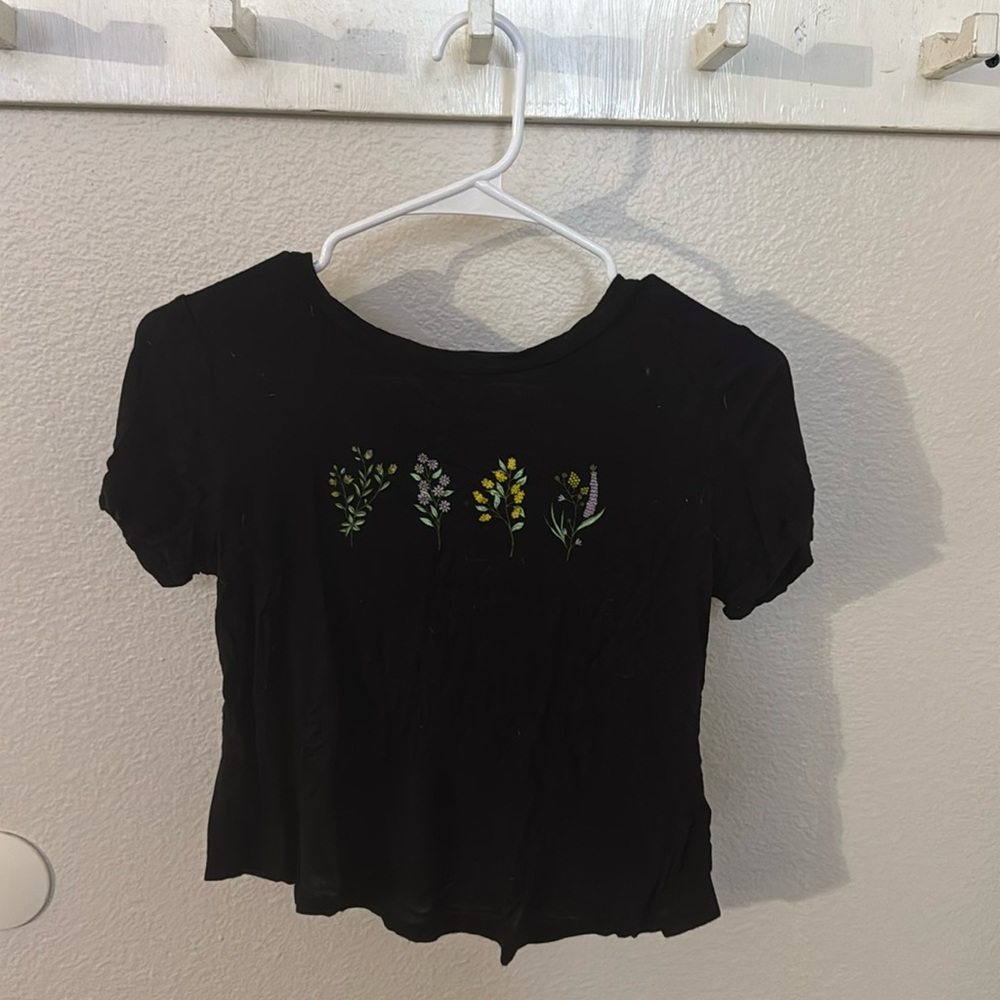 Floral crop top